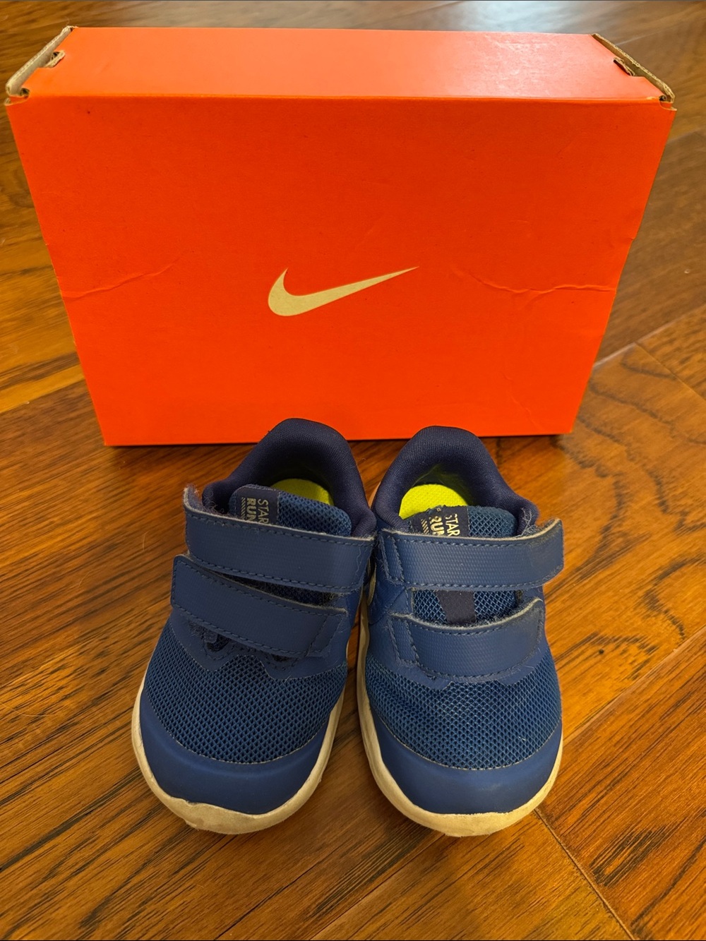 Nike Toddler Navy Blue Velcro Sneakers
